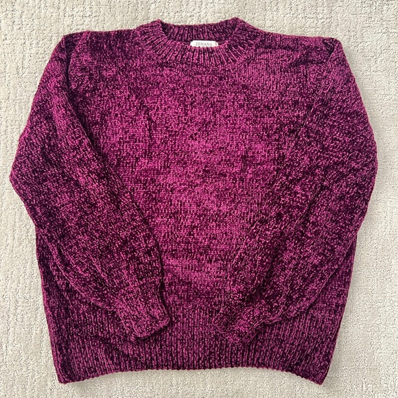 Chenille crewneck sweater - Picture 1 of 3